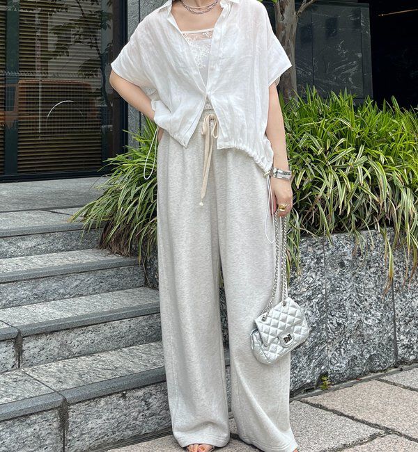  「ドロストスウェットパンツ」|チノ|