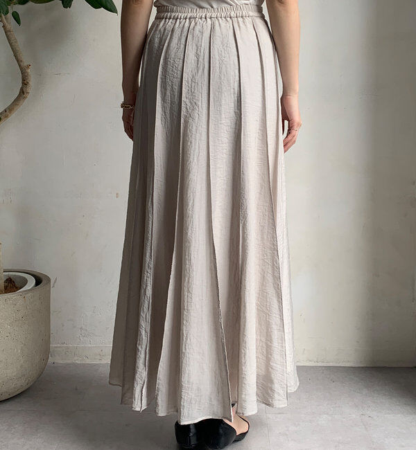  「シアーパネルプリーツスカート」|スカート|