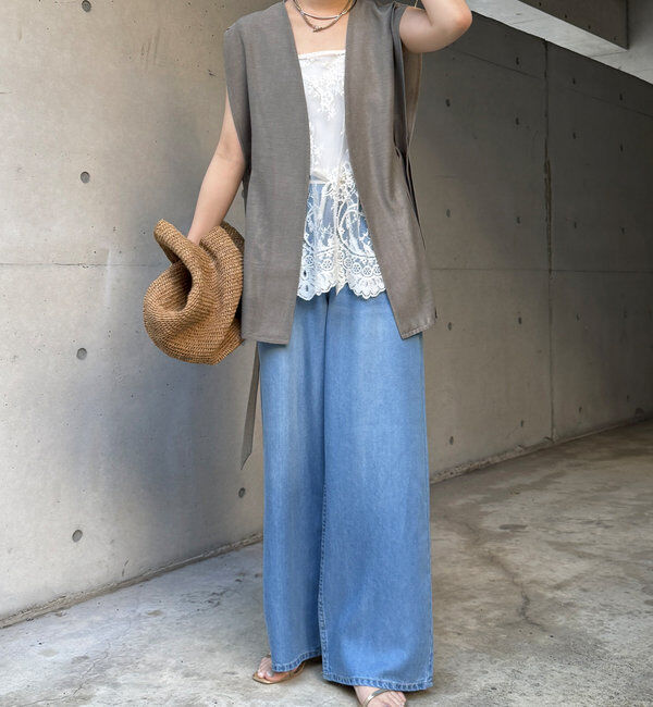  「スカラレースキャミ」|シャツ・ブラウス|