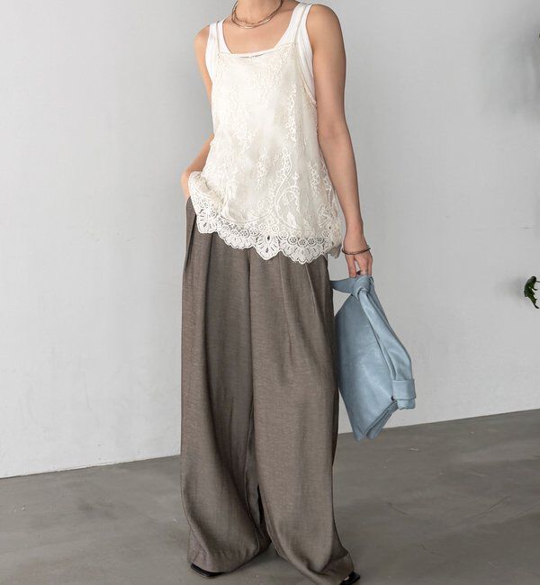  「スカラレースキャミ」|シャツ・ブラウス|