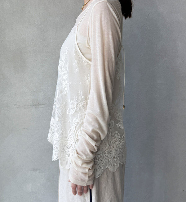  「スカラレースキャミ」|シャツ・ブラウス|