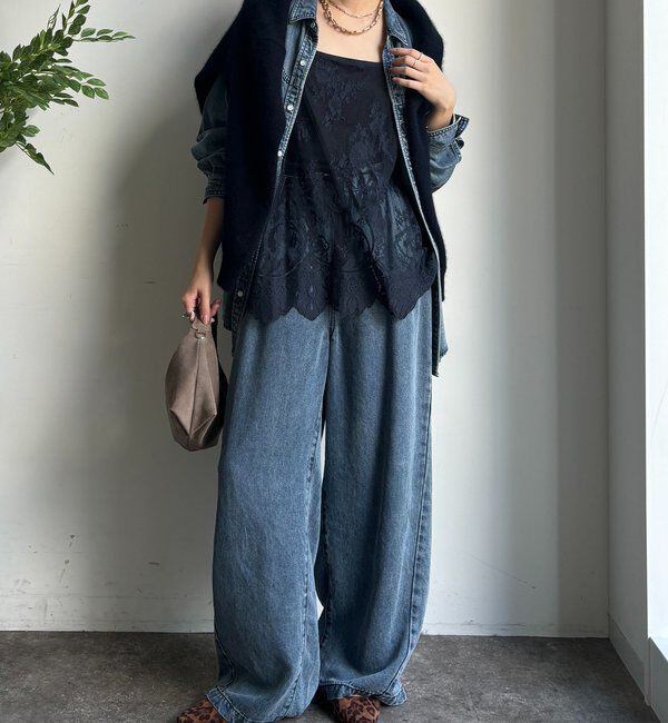  「スカラレースキャミ」|シャツ・ブラウス|