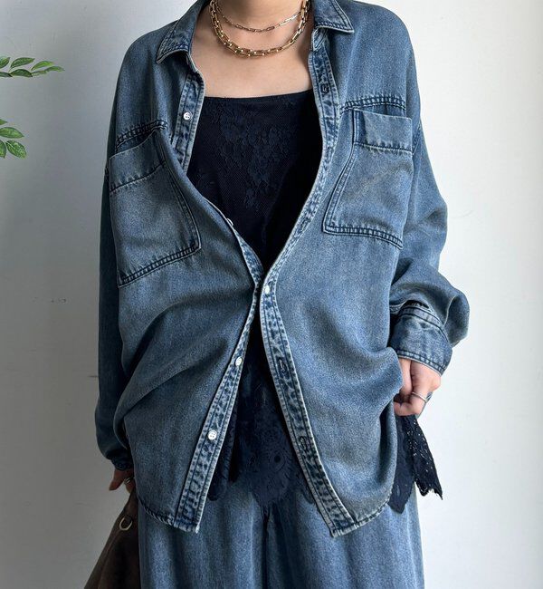  「スカラレースキャミ」|シャツ・ブラウス|