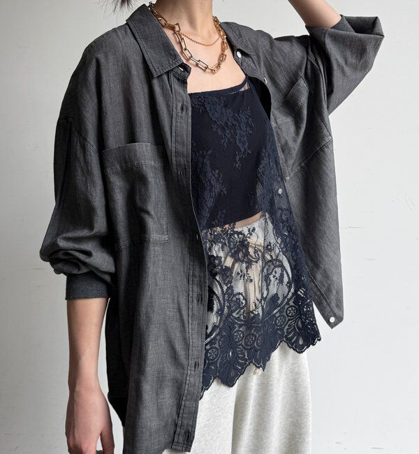  「スカラレースキャミ」|シャツ・ブラウス|