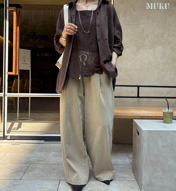  「スカラレースキャミ」|シャツ・ブラウス|