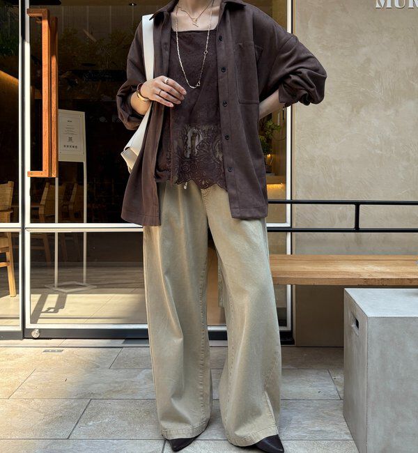  「スカラレースキャミ」|シャツ・ブラウス|