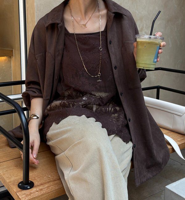  「スカラレースキャミ」|シャツ・ブラウス|