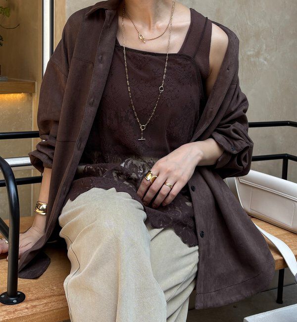  「スカラレースキャミ」|シャツ・ブラウス|