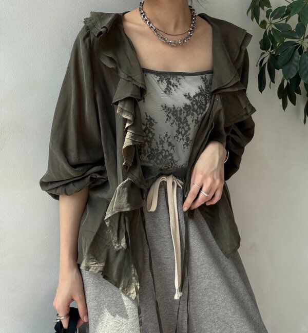  「スカラレースキャミ」|シャツ・ブラウス|