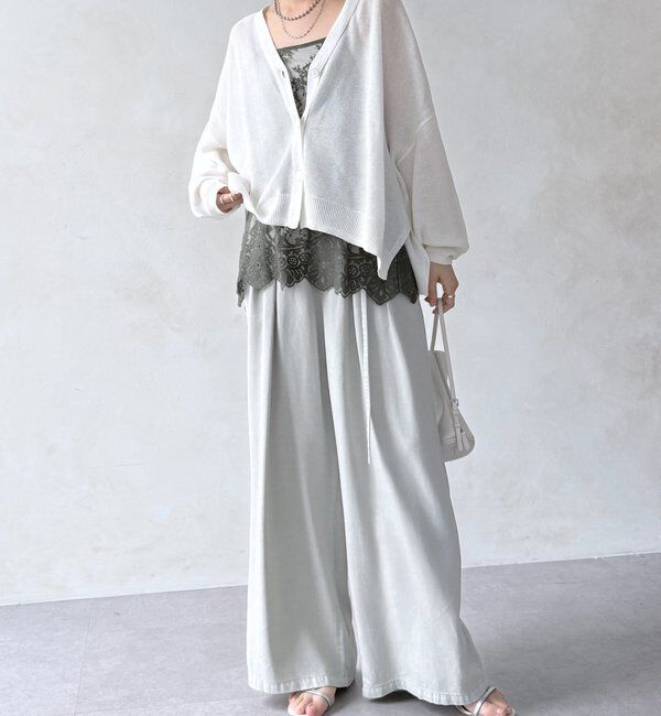  「スカラレースキャミ」|シャツ・ブラウス|