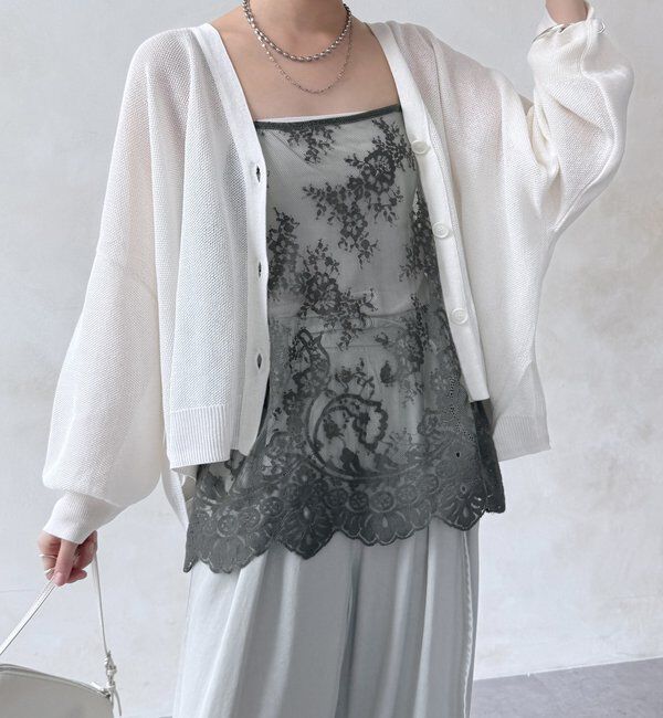  「スカラレースキャミ」|シャツ・ブラウス|