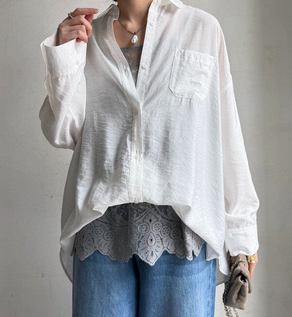  「スカラレースキャミ」|シャツ・ブラウス|