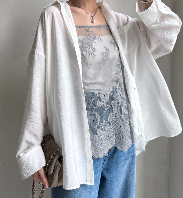  「スカラレースキャミ」|シャツ・ブラウス|