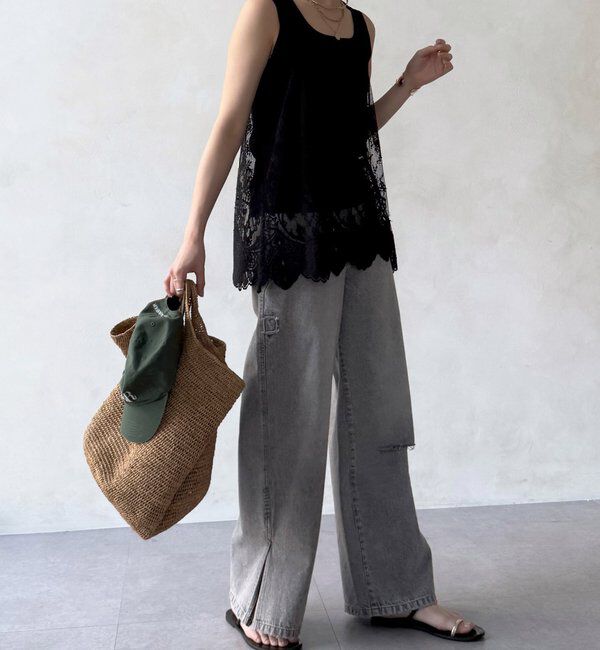  「スカラレースキャミ」|シャツ・ブラウス|