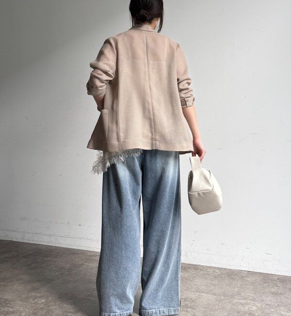  「デニムワイドイージーパンツ」|デニム|