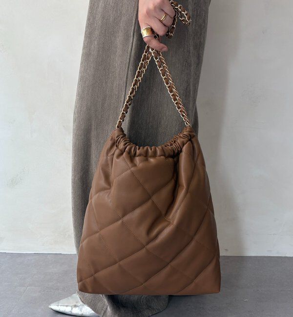  「キルティングチェーンショルダー」|トートバッグ|