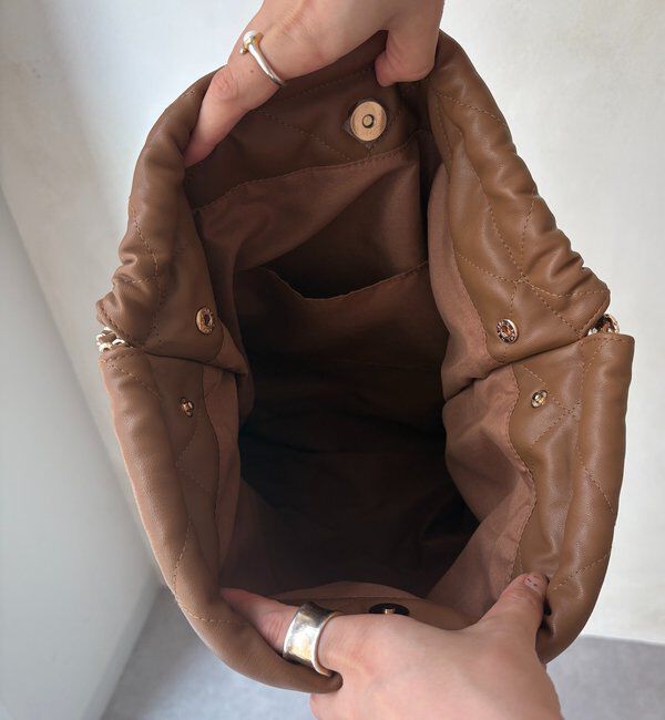  「キルティングチェーンショルダー」|トートバッグ|