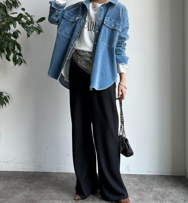  「前後ロゴポンチョプルオーバー」|Tシャツ・カットソー|