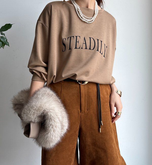  「前後ロゴポンチョプルオーバー」|Tシャツ・カットソー|