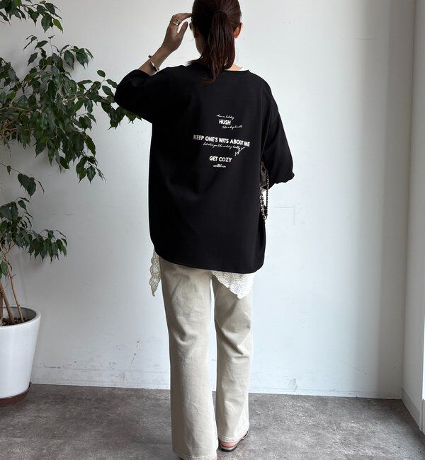  「前後ロゴポンチョプルオーバー」|Tシャツ・カットソー|