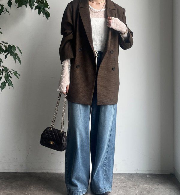  「レースロングスリーブトップス」|Tシャツ・カットソー|