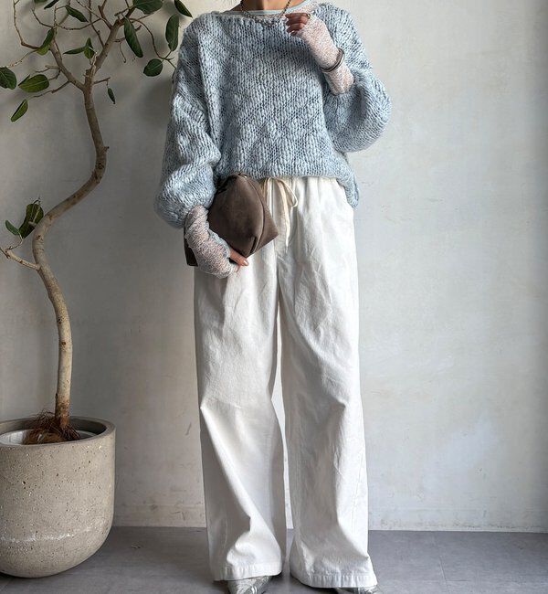  「レースロングスリーブトップス」|Tシャツ・カットソー|