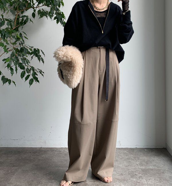  「レースロングスリーブトップス」|Tシャツ・カットソー|