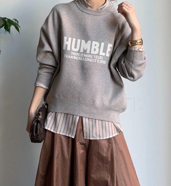  「インターシャロゴニット」|ニット・セーター|