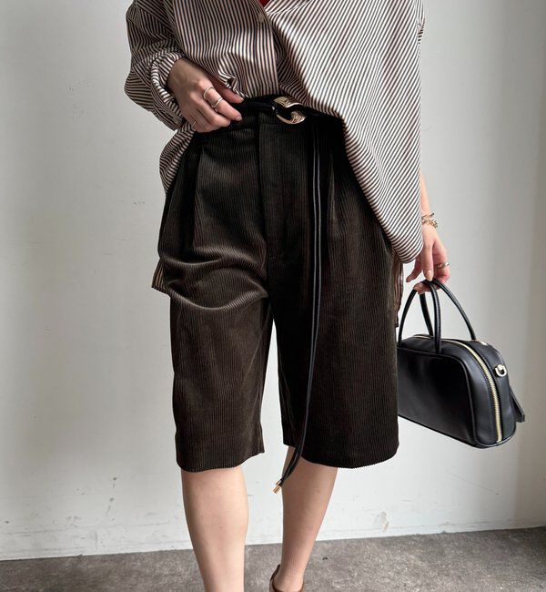  「コーデュロイショートパンツ」|チノ|