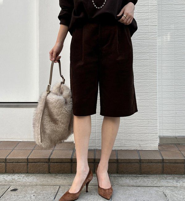  「コーデュロイショートパンツ」|チノ|