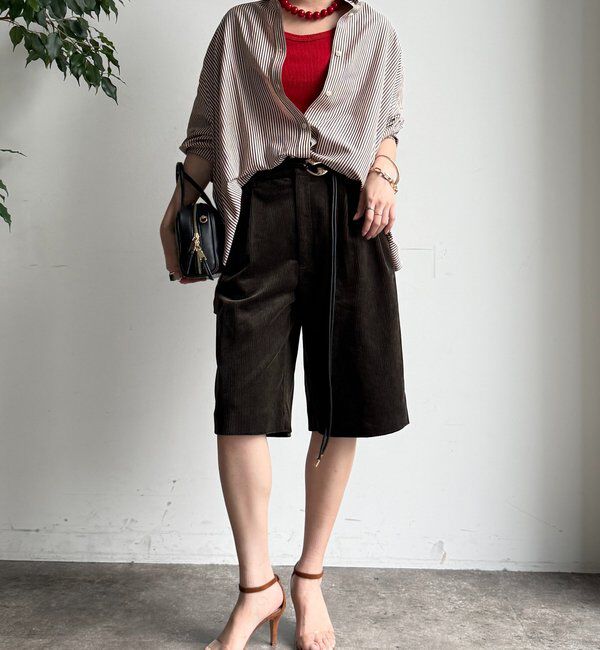  「コーデュロイショートパンツ」|チノ|