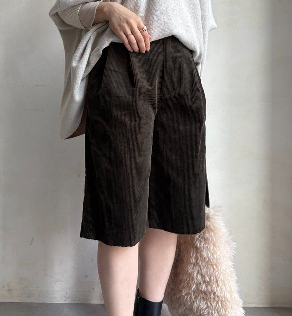  「コーデュロイショートパンツ」|チノ|