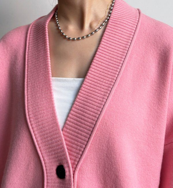  「マシーンウォッシャブルニットカーディガン」|カーディガン|