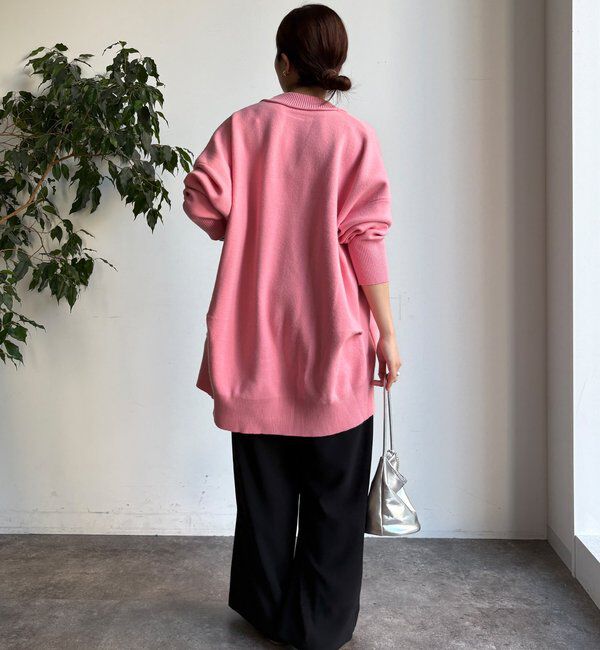  「マシーンウォッシャブルニットカーディガン」|カーディガン|