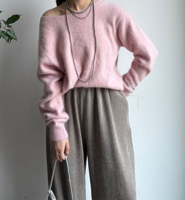  「ファーカシミヤカーディガン」|カーディガン|