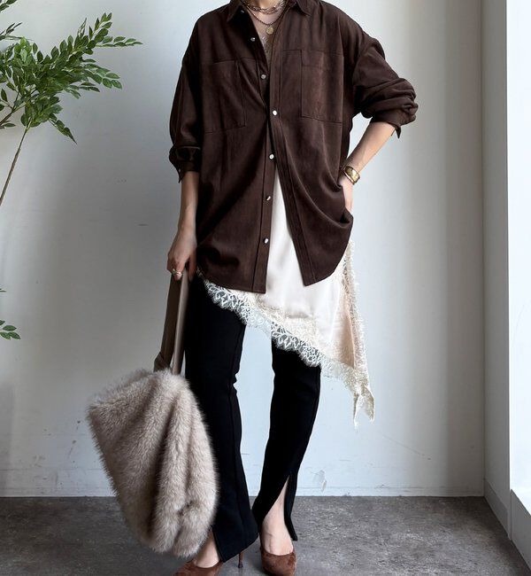  「アシメレースキャミ」|シャツ・ブラウス|