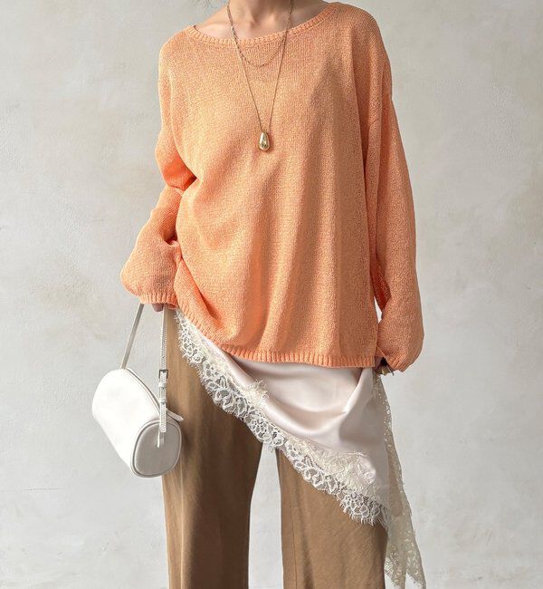  「アシメレースキャミ」|シャツ・ブラウス|