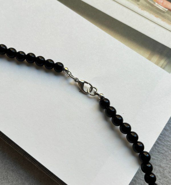  「カラーボールチェーンネックレス」|ネックレス|