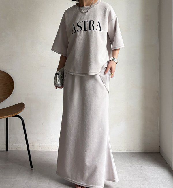  「【セットアップ可能】バックワンポイントロゴ刺繍プルオーバー」|Tシャツ・カットソー|