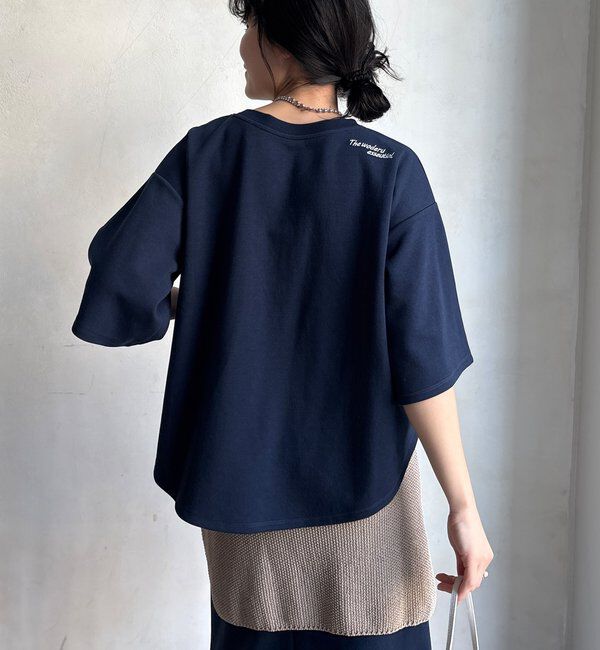  「【セットアップ可能】バックワンポイントロゴ刺繍プルオーバー」|Tシャツ・カットソー|