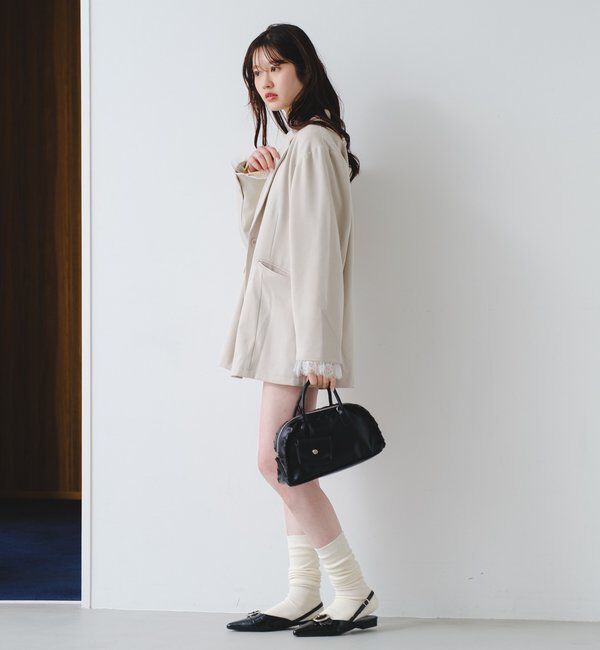  「【2WAY/500mlペットボトル収納可】ケースチャーム付ボストンバッグ」|ボストンバッグ|