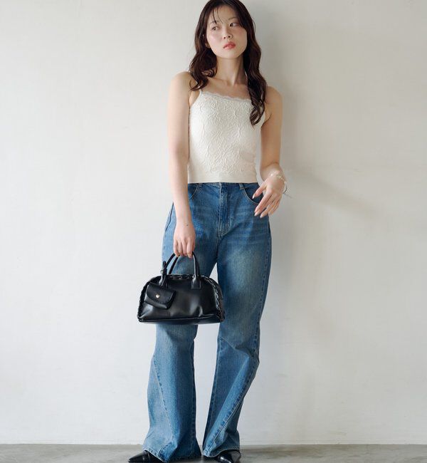  「【2WAY/500mlペットボトル収納可】ケースチャーム付ボストンバッグ」|ボストンバッグ|