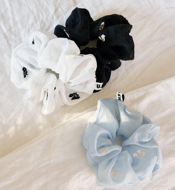  「【fiw.】フラワーステッチシュシュ」|その他|