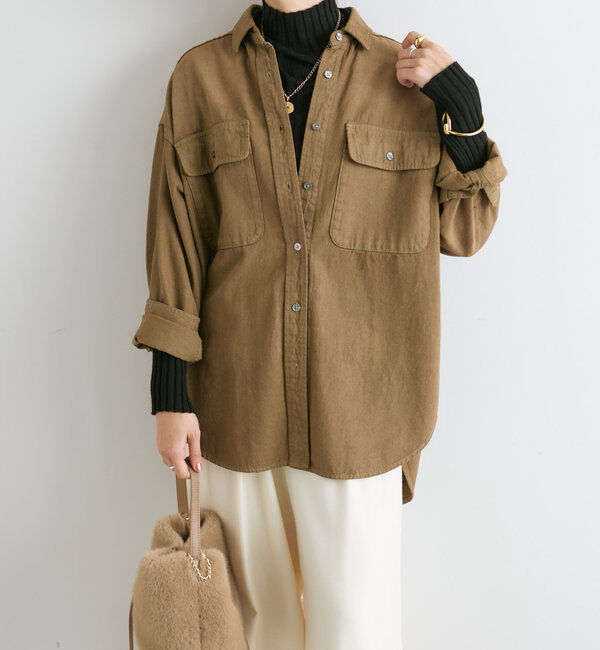  「【ベストセラー】【MONN.:.(モン)】ビッグデニムシャツ」|シャツ・ブラウス|