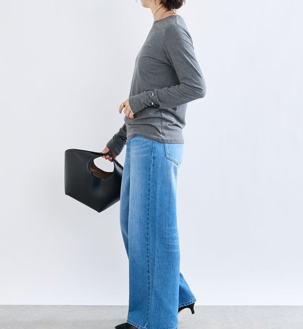  「【リバイバル/一枚でも重ねても】フライスクルーTee」|Tシャツ・カットソー|