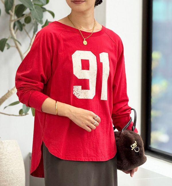  「【ロゴがキャッチー】Ninety-One ロンTee」|Tシャツ・カットソー|
