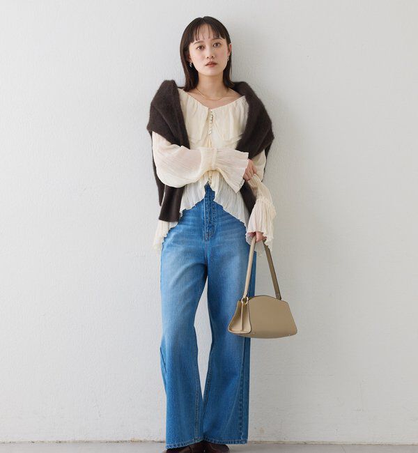  「【着映え◎】ヨウリュウラッフルブラウス」|シャツ・ブラウス|