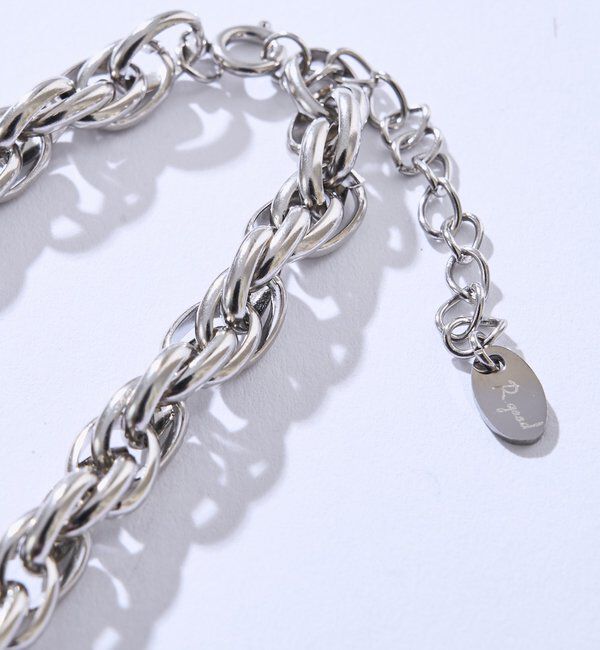  「【R.good（アールドットグッド）】編み込みチェーンネックレス」|ブローチ・コサージュ|