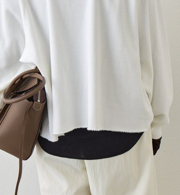  「【レイヤードに最適】チュールキリカエカットソー」|Tシャツ・カットソー|