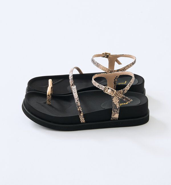  「【R.good（アールドットグッド）】メタルリングサンダル」|サンダル|